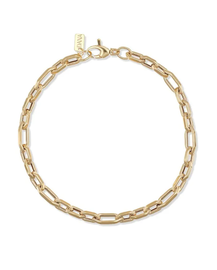 Dana Hexa Mix Men's Bracelet in Yellow Gold