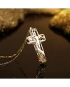 Collana Dana Corpus Lux in Oro Bicolore con Croce