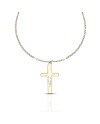 Collier Dana Corpus Lux en or jaune avec croix
