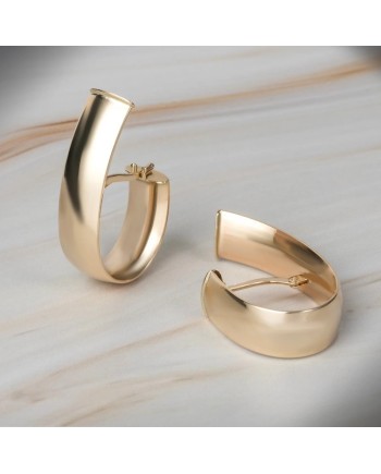 Boucles d'oreilles Dana Perfect Curve en or jaune