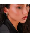Boucles d'oreilles Dana Perfect Curve en or jaune