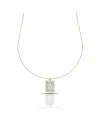 Collana Dana in Oro Giallo con Punto Luce Swarovski Contornato