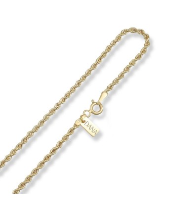 Dana Knot Intense Necklace in Yellow Gold