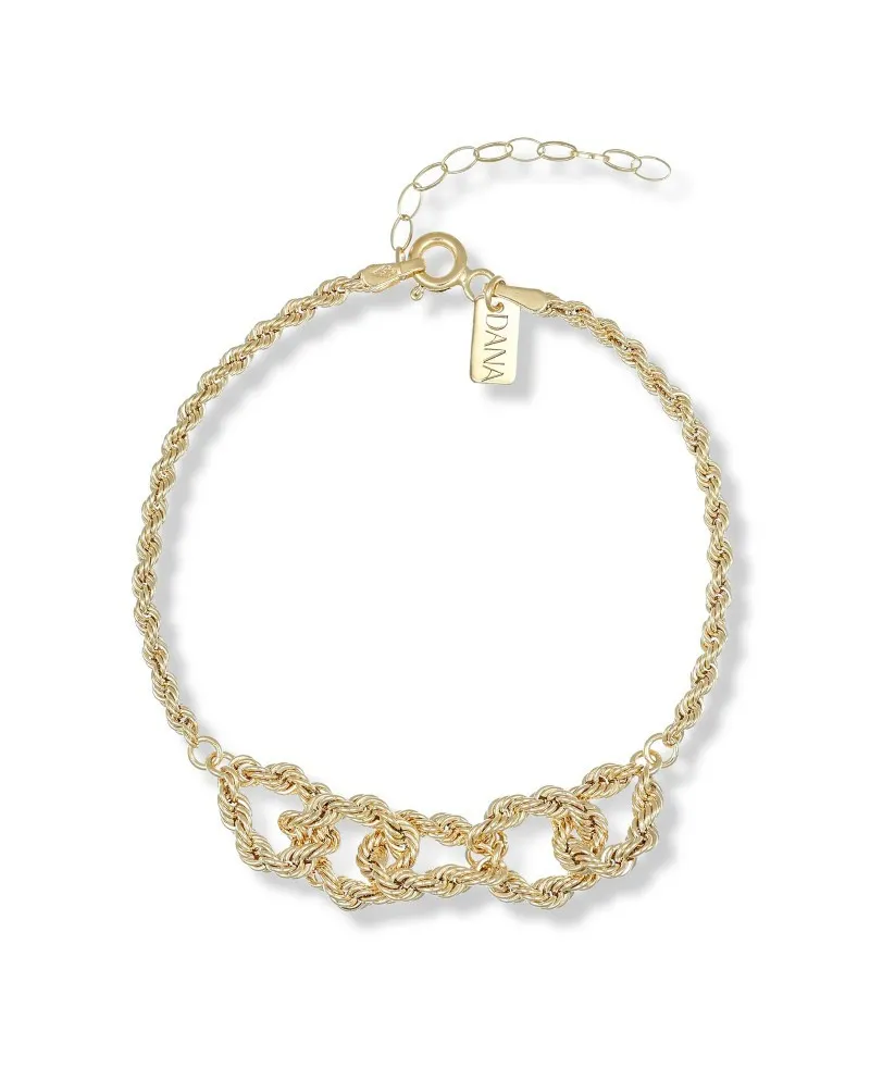 Bracelet Dana Knot Intense en or jaune