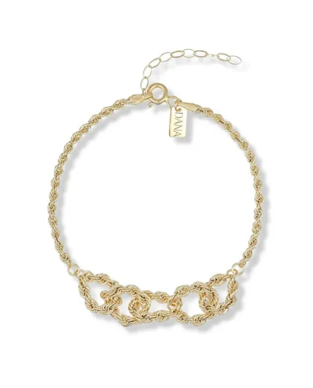 Bracelet Dana Knot Intense en or jaune