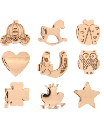 Moments Rue Des Mille Pendentif Carrousel Classiques en Argent Rose