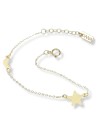 Bracciale Dana Baby in Oro Giallo con Stella e Luna