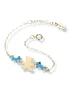 Dana Baby Yellow Gold Bracelet with Teddy Bear and Puppies