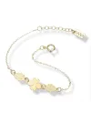 Dana Baby Bracelet in Yellow Gold with Four-Leaf Clover and Ladybugs