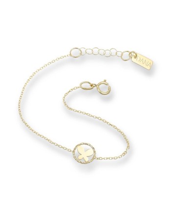 Dana Baby Yellow Gold Butterfly Bracelet