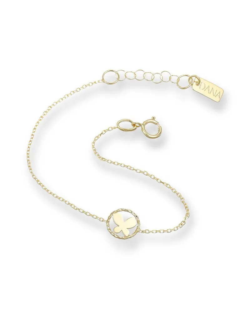 Dana Baby Yellow Gold Butterfly Bracelet