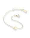 Dana Baby Bracelet in Yellow Gold with Butterfly and Flower