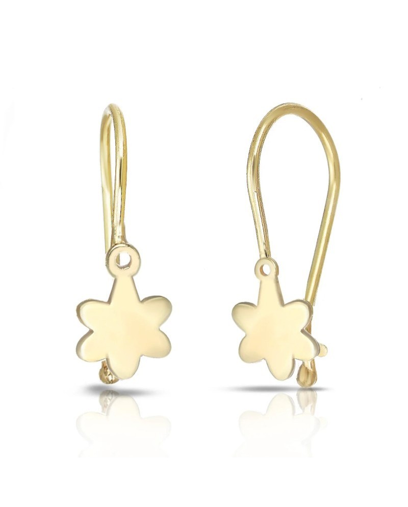 Orecchini Dana in Oro Giallo con Fiore