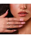 Anello Dana in Oro Giallo Regolabile con Cuore