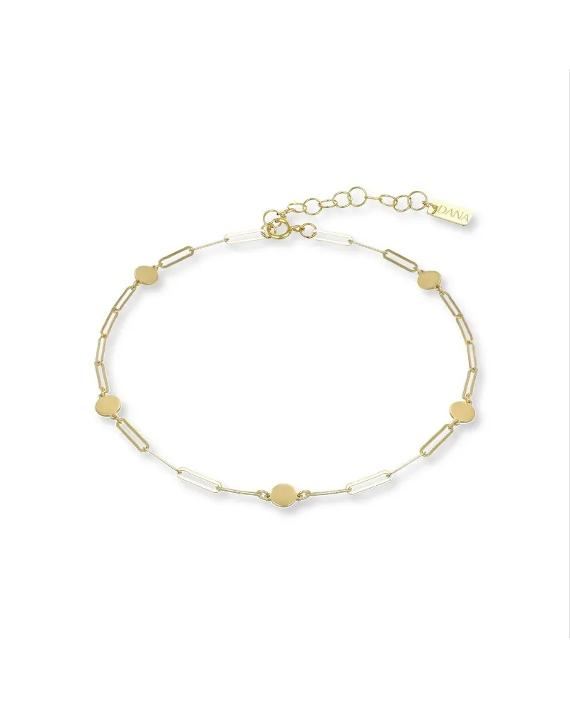 Bracelet ovale Dana Urban en or jaune