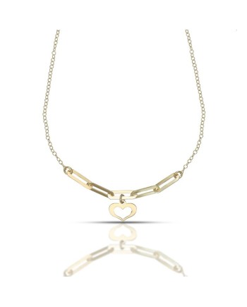 Collana Dana in Oro Giallo con Cuore Pendente