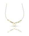 Collier Dana en or jaune avec pendentif cœur
