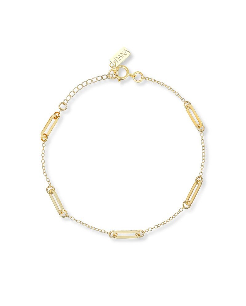 Bracciale Dana in Oro Giallo con Elementi Ovali