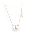 Collier Dana Infinity Love en or jaune avec cœur et symbole infini