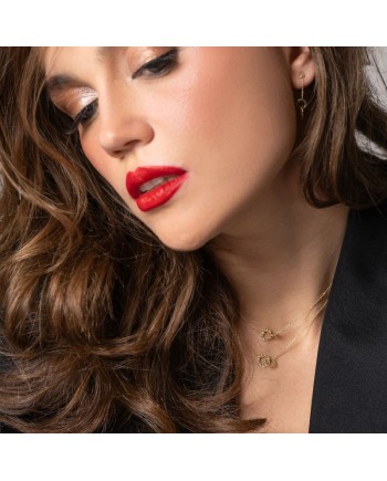 Dana Cordelia Yellow Gold Necklace with Intertwined Rounds