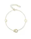 Bracciale Dana Cordelia in Oro Giallo con Tondi Intrecciati