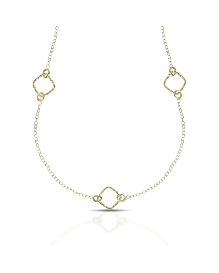 Dana Scintille Necklace in Yellow Gold with Diamond Elements