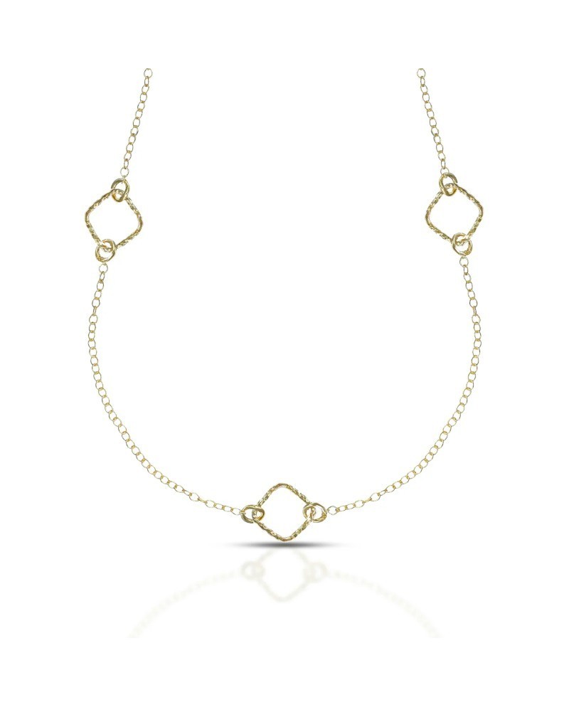 Dana Scintille Necklace in Yellow Gold with Diamond Elements