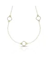 Collana Dana Scintille in Oro Giallo con Elementi Diamantati