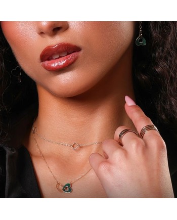 Dana Scintille Necklace in Yellow Gold with Diamond Elements