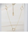 Dana Scintille Necklace in Yellow Gold with Diamond Elements