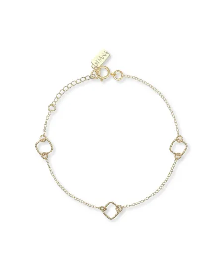 Bracelet Dana Scintille en or jaune avec éléments en diamant