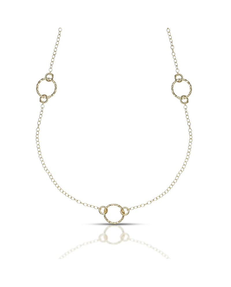 Dana Scintille Necklace in Yellow Gold with Diamond Elements
