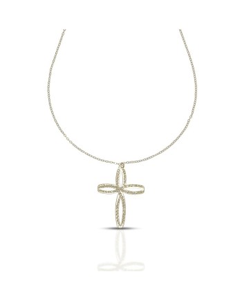 Collier Dana Corpus Lux en or jaune avec croix