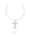 Collana Dana Corpus Lux in Oro Giallo con Croce