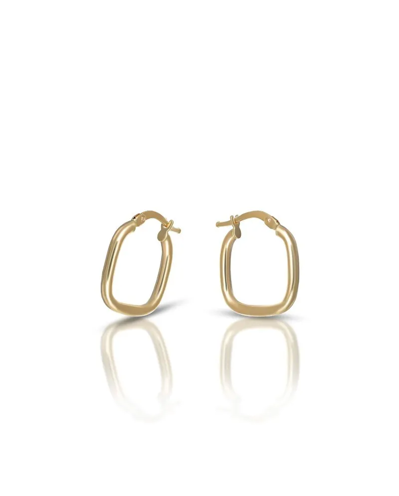 Boucles d'oreilles Dana Quadra en or jaune Boucles d'oreilles Dana Quadra en or jaune