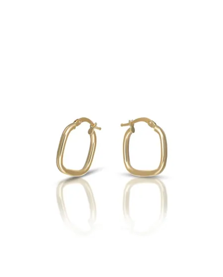 Dana Quadra Earrings in Yellow Gold