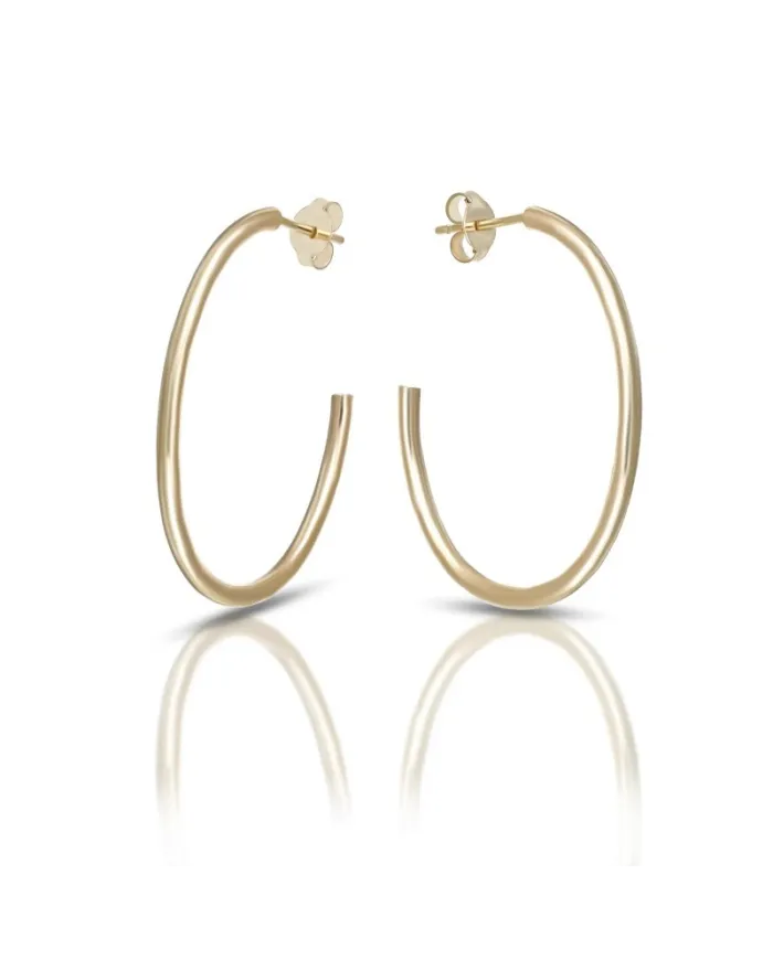 Dana Haloa Yellow Gold Earrings