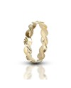 Dana Intreccio Diamond Ring in Yellow Gold