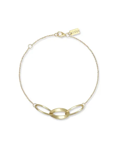 Bracciale Dana Radia in Oro Giallo con Elementi Ovali