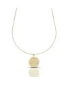 Collana Dana Custos Animae in Oro Giallo con Angioletto
