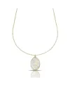 Collana Dana Custos Animae in Oro Giallo e Madreperla con Angioletto