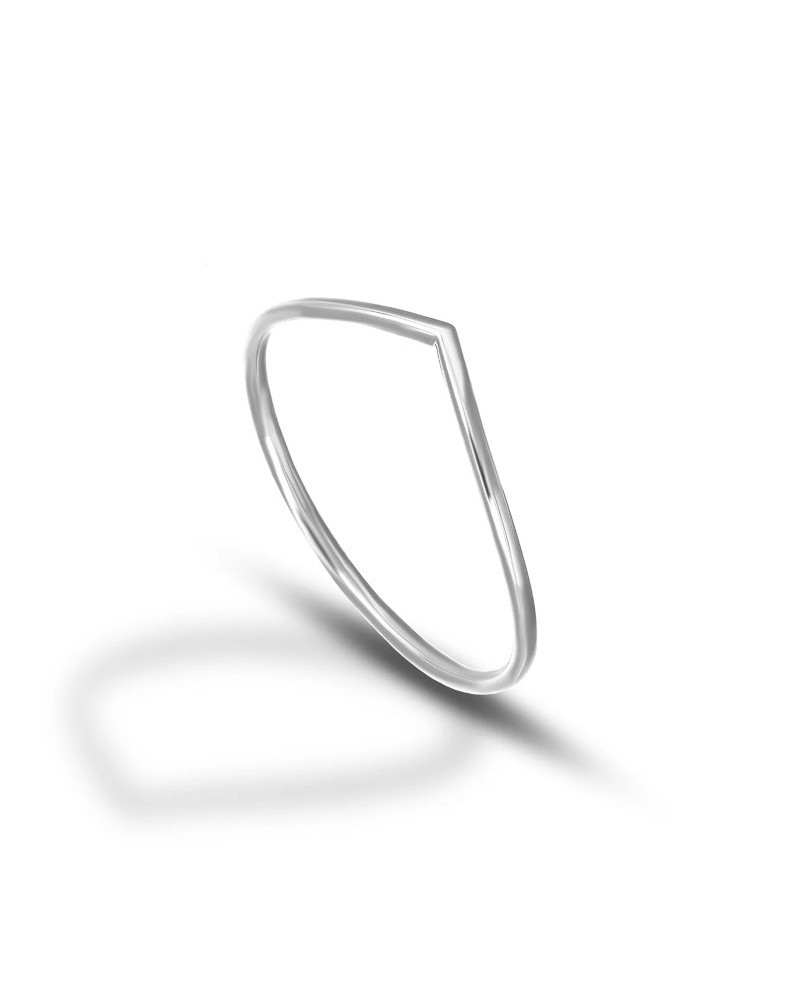 Dana Indian White Gold Ring