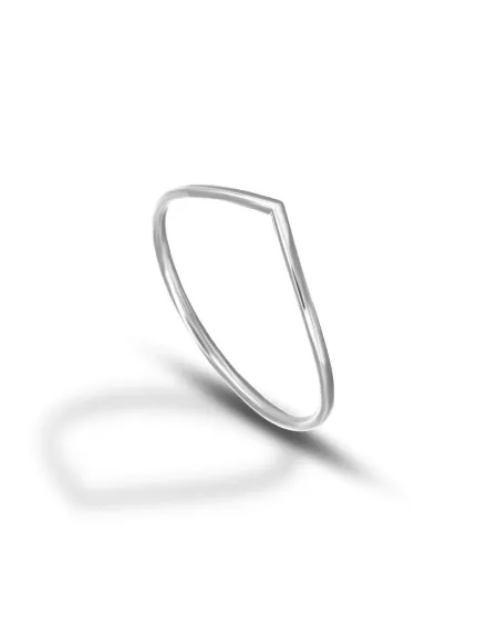 Anello Dana Indian in Oro Bianco