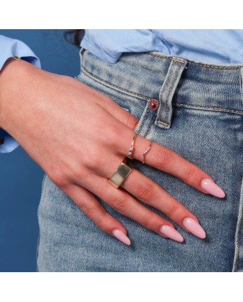 Dana Indian White Gold Ring