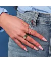 Dana Indian White Gold Ring