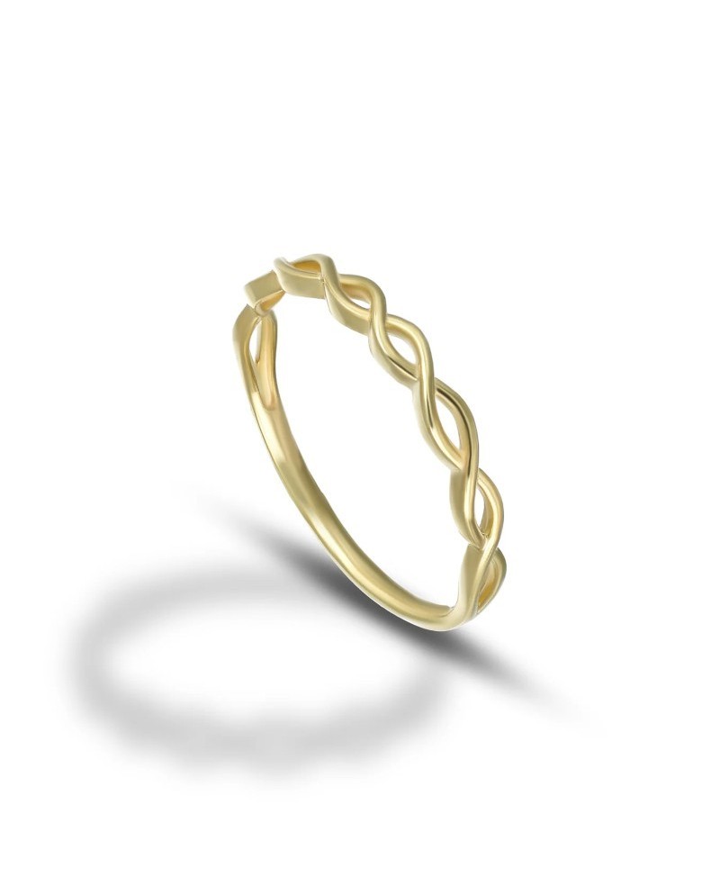 Anello Dana Twist in Oro Giallo