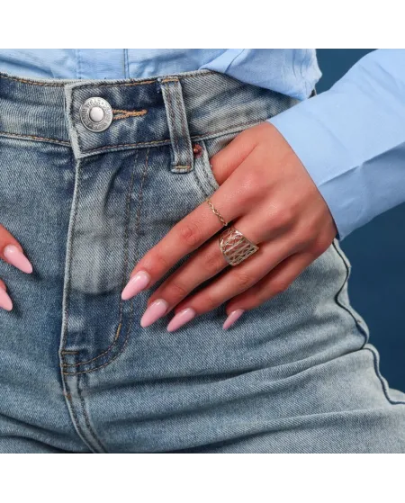 Anello Dana Twist in Oro Giallo