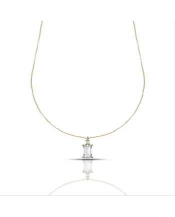 Dana Necklace in Yellow Gold with Swarovski Crystal Point