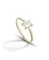 Bague Dana en or jaune avec Swarovski