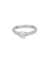 Dana Solitaire Ring in White Gold